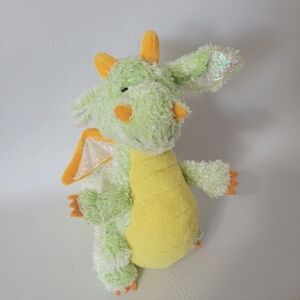 Ganz Webkinz Citrus Dragon Plush HM436 Green Yellow Stuffed Animal